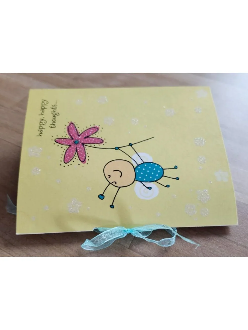Happy Thoughts Junk Journal Handmade 60 pages